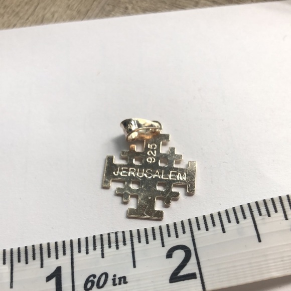 Jerusalem cross 925 Sterling silver - Picture 3 of 4